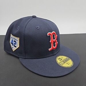 Boston Red Sox New Era 59FIFTY Jackie Robinson Day 2023 Hat‎ Size 7 3/4 New